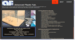 Desktop Screenshot of advancedplasticfab.com